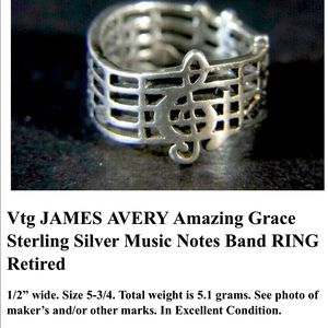 James Avery Amazing Grace Ring